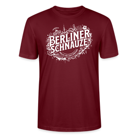 BERLINER SCHNAUZE-Unisex T-Shirt BIO - Burgunderrot
