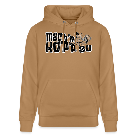MACH N KOPP ZU-Unisex Bio-Hoodie - Karamell 