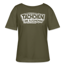 TACHCHEN IHR FLITZPIEPEN-Berlin Shirt-Rundhals Frauen Bio-T-Shirt - Khaki