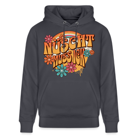 BERLINER RETRO-NÜSCHT MUSS ICK-Unisex Bio-Hoodie - Indigoblau