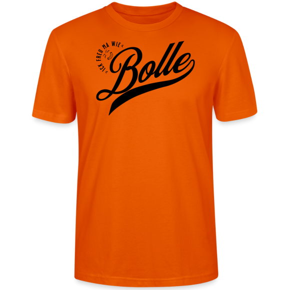 ICK FREU MA WIE BOLLE-Unisex T-Shirt BIO - Tieforange