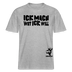 ICK MACH WAT ICK WILL-Relaxed Fit Unisex Bio-T-Shirt II - Grau meliert