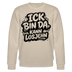 ICK BIN DA KANN LOSJEHN-Unisex Bio-Sweatshirt mit Berliner Spruch - Beige