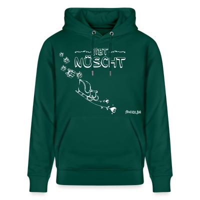 Weihnachten in Berlin 25-JIBT NÜSCHT-Unisex Bio-Hoodie - Forest
