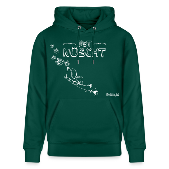 Weihnachten in Berlin 25-JIBT NÜSCHT-Unisex Bio-Hoodie - Forest