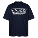 Berlin Shirt-TACHCHEN IHR FLITZPIEPEN-Oversized Unisex Bio T-Shirt - Navy