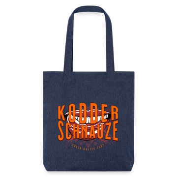 KODDERSCHNAUZE - recycelter Heavyweight Stoffbeutel - melange Blue