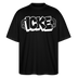 ICKE-Oversized Unisex Bio T-Shirt - Schwarz