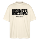 Berliner Spruch-KANNSTE KNICKEN-Oversized Unisex Bio T-Shirt - Natur