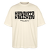 Berliner Spruch-KANNSTE KNICKEN-Oversized Unisex Bio T-Shirt - Natur