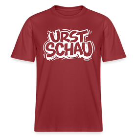 Ostalgie- RELAXED FIT Unisex Bio T-Shirt II-URST SCHAU - Erdrot