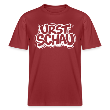 Ostalgie- RELAXED FIT Unisex Bio T-Shirt II-URST SCHAU - Erdrot