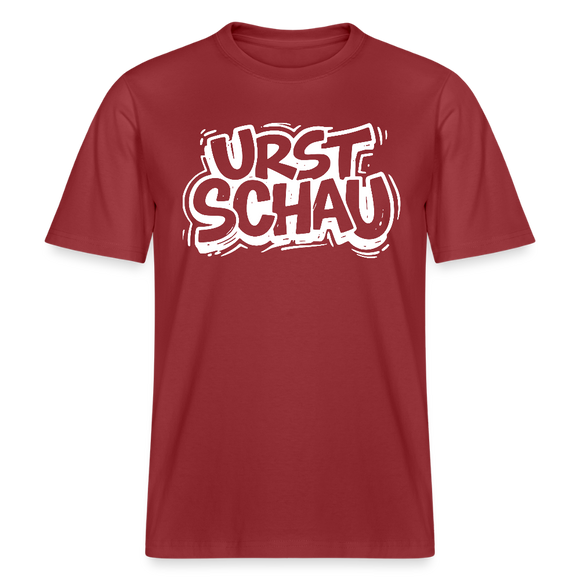 Ostalgie- RELAXED FIT Unisex Bio T-Shirt II-URST SCHAU - Erdrot