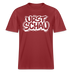Ostalgie- RELAXED FIT Unisex Bio T-Shirt II-URST SCHAU - Erdrot