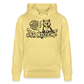 DU SCHNALLST JAR NÜSCHT-Unisex Bio-Hoodie - Gelb Viva 