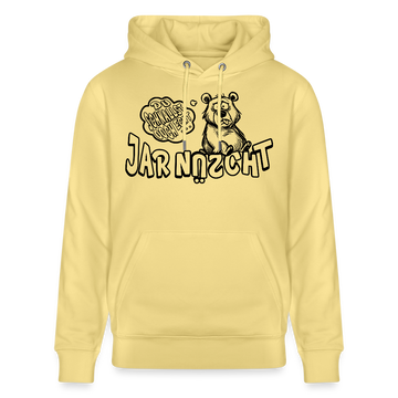 DU SCHNALLST JAR NÜSCHT-Unisex Bio-Hoodie - Gelb Viva 