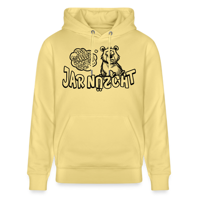 DU SCHNALLST JAR NÜSCHT-Unisex Bio-Hoodie - Gelb Viva 
