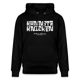 Berliner Schnauze - KANNSTE KNICKEN-Unisex Bio-Hoodie - Schwarz