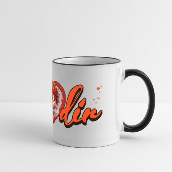 ICK ❤️DIR-Panoramatasse - Weiß/Schwarz