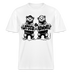 LATSCH & BOMMEL-relaxed fit Unisex Bio T-Shirt - Weiß