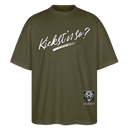 KIEKST'N SO?-Oversized Unisex Bio T-Shirt II - Khaki