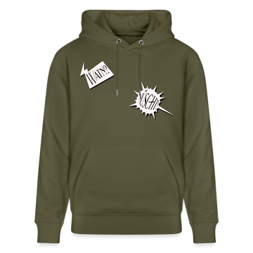 WATN? NÜSCHT!-Unisex Bio-Hoodie - Khaki Grün