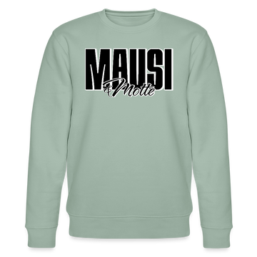 MAUSI UND MOTTE-Unisex Bio-Sweatshirt - Helles Graugrün