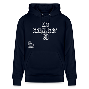 DIT ESKALIERT EH-Unisex Bio-Hoodie - Navy