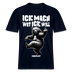 ICK MACH WAT ICK WILL-Relaxed Fit Unisex Bio-T-Shirt III - Navy