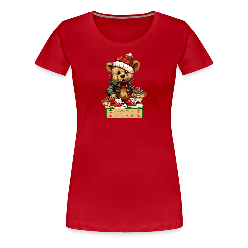 KEENE JESCHENKE - Frauen Premium T-Shirt - Rot