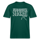 JEH MIR NICH UFFN SENKEL-Relaxed Fit Unisex Bio-T-Shirt II - Forest