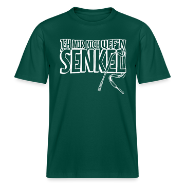 JEH MIR NICH UFFN SENKEL-Relaxed Fit Unisex Bio-T-Shirt II - Forest