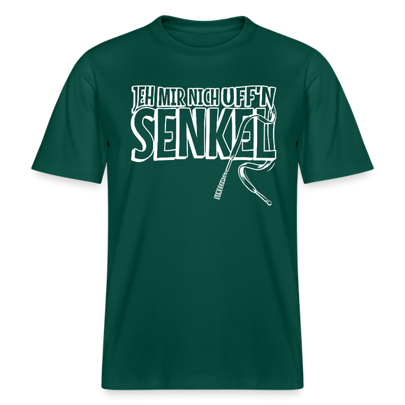 JEH MIR NICH UFFN SENKEL-Relaxed Fit Unisex Bio-T-Shirt II - Forest