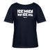 ICK MACH WAT ICK WILL-Rundhals Frauen Bio-T-Shirt - Navy
