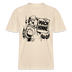 Berlin Souvenir mit Berliner Schnauze-MACH HINNE- RELAXED FIT Unisex Organic T-Shirt - Natur