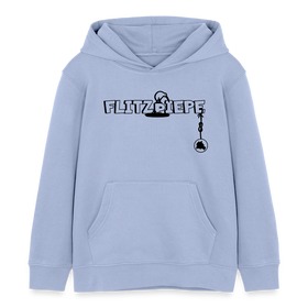 EINE FLITZPIEPE - Kinder Bio-Hoodie - Sky