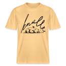 KNÜLLE - Relaxed Fit Unisex Bio-T-Shirt - Hellgelb