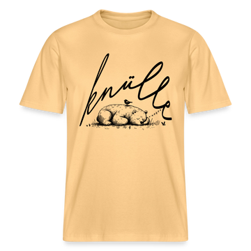 KNÜLLE - Relaxed Fit Unisex Bio-T-Shirt - Hellgelb