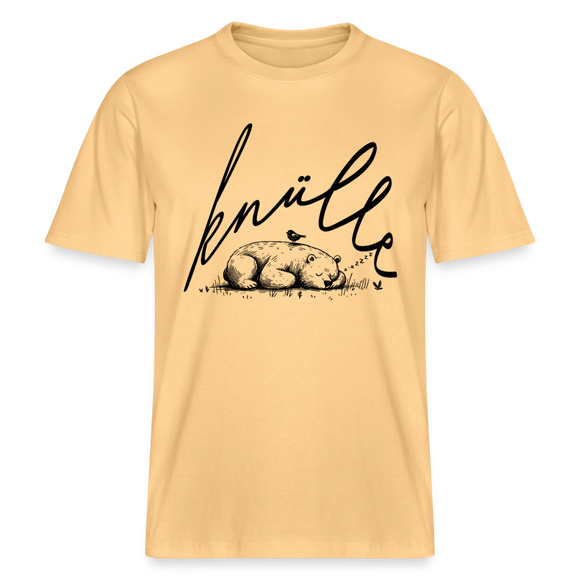KNÜLLE - Relaxed Fit Unisex Bio-T-Shirt - Hellgelb