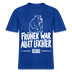 FRÜHER WAR ALLET LEICHTER-ICK OOCH-RELAXED FIT Unisex Organic T-Shirt - Dunkelblau