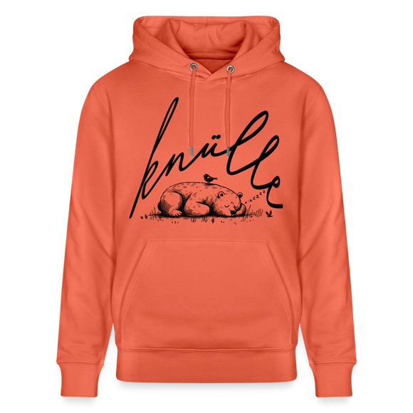 KNÜLLE - Unisex Bio-Hoodie - Hellrot