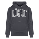 NÜSCHT MUSS ICK -Unisex Bio-Hoodie-2025 - Indigoblau