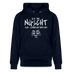 ICK BIN NÜSCHT FÜR SCHWACHE NERVEN-Unisex Bio-Hoodie - Navy