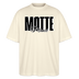 MOTTE UND MAUSI-Oversized Unisex Bio T-Shirt - Weißgrau