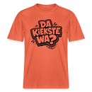 Berlin Schnauze uff RELAXED FIT Unisex Bio T-Shirt-DA KIEKSTE WA? - Hellrot
