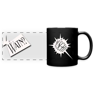 WATN? NÜSCHT!-Panoramatasse - Schwarz