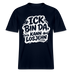 ICK BIN DA, KANN LOSJEHN-RELAXED FIT Unisex BIO T-Shirt mit Berliner Schnauze - Navy
