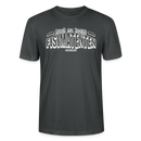 Berliner Spruch-FISIMATENTEN-Unisex Bio T-Shirt - Anthrazit