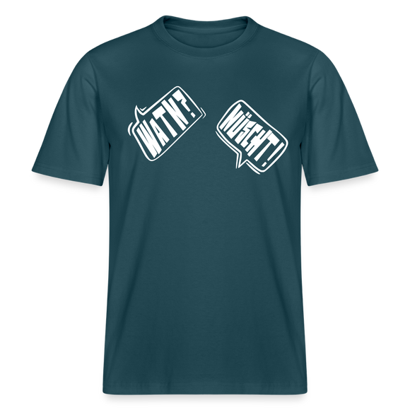 WATN? NÜSCHT!-Relaxed Fit Unisex Bio-T-Shirt - Dunkles Petrol