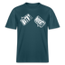 WATN? NÜSCHT!-Relaxed Fit Unisex Bio-T-Shirt - Dunkles Petrol